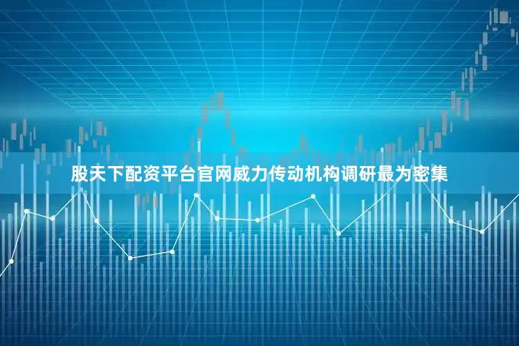 股天下配资平台官网威力传动机构调研最为密集